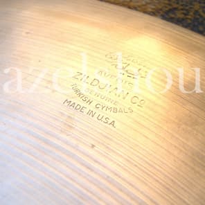 SMOOTH LOW Vintage 1950s Zildjian 18" CRASH RIDE SIZZLE! EXCD 1546 Gs image 3