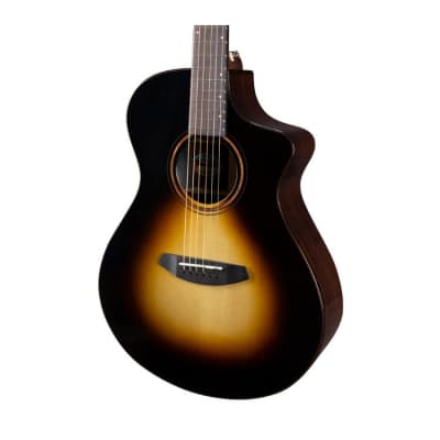 Breedlove Performer Pro Concert CE 6-String European Spruce Top Acoustic Electric Guitar with Slim Neck and Stain Black Bridge (Right-Handed, Tobacco Burst) image 5