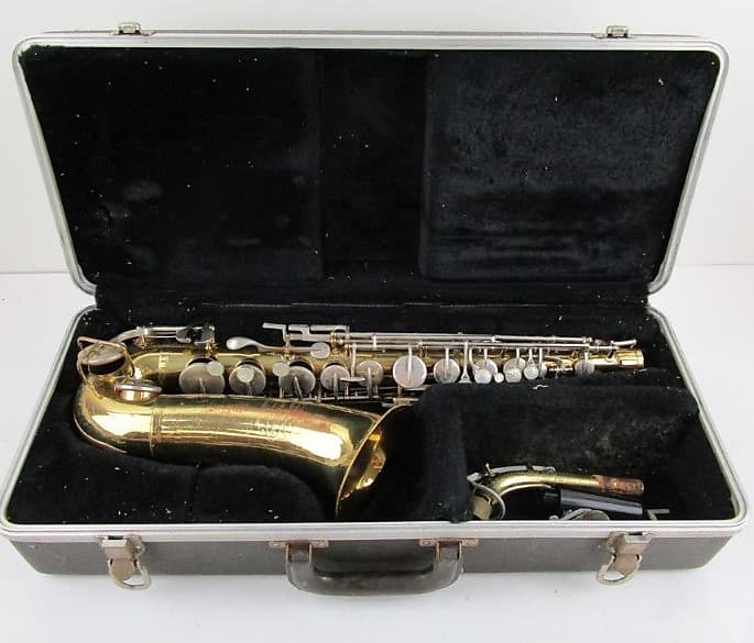 Buescher Aristocrat Alto Saxophone with case, USA image 1