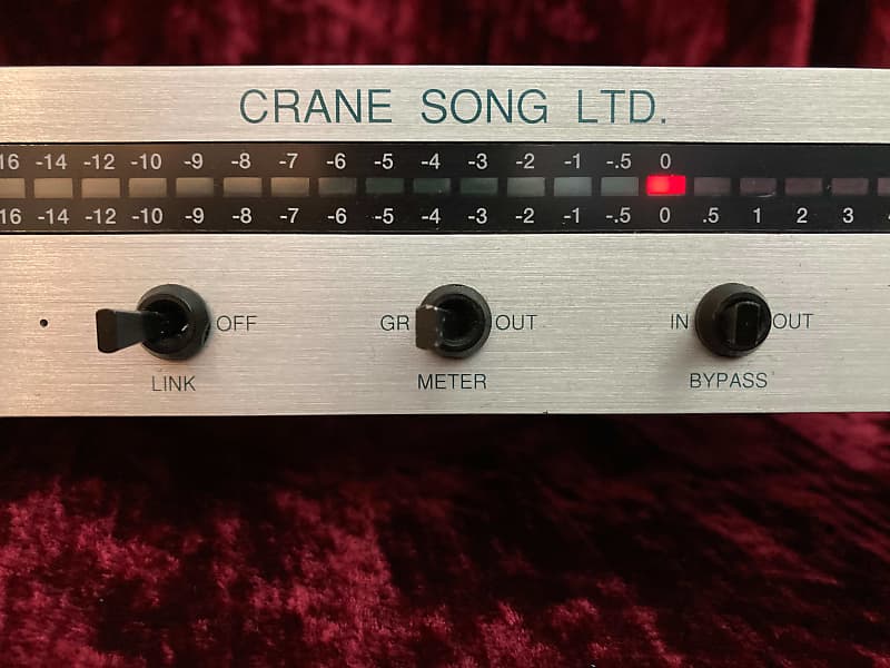 Crane Song TRAKKER Discrete Class A Compressor/Limiter
