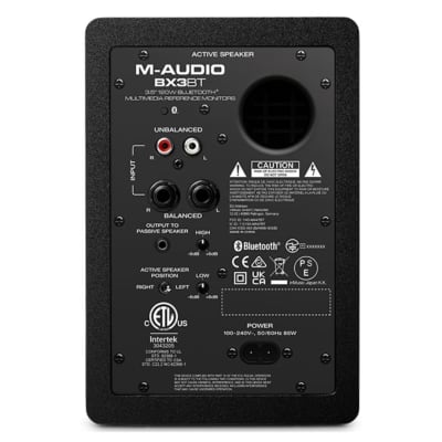 M-Audio BX3BT 3.5-Inch 120W Bluetooth Studio Monitors for Music Production, Live Streaming, and Podcasting (Black) image 3