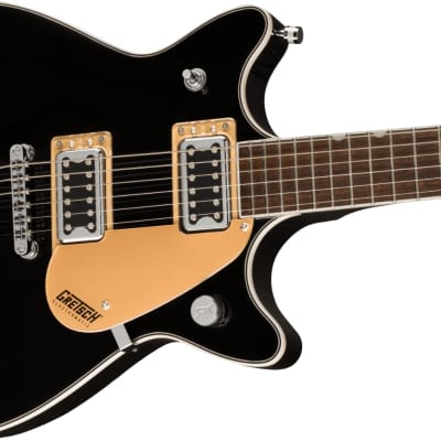 Gretsch G5222 Electromatic Double Jet BT with V-Stoptail - Black image 2