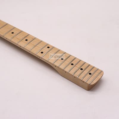 (Shipping From China, DHL 5-7 Days Delivery)  ST6 String 22 Pin Large Head White Canadian Maple Guitar Neck image 8