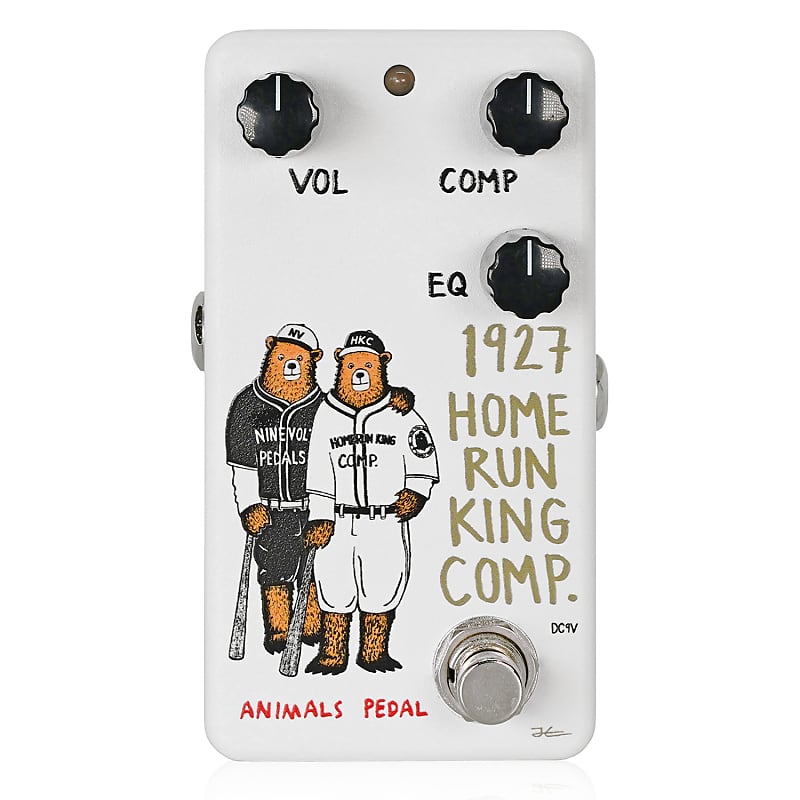 Animals Pedal 1927 Home Run King Comp V2 Compressor Guitar Effects Pedal image 1