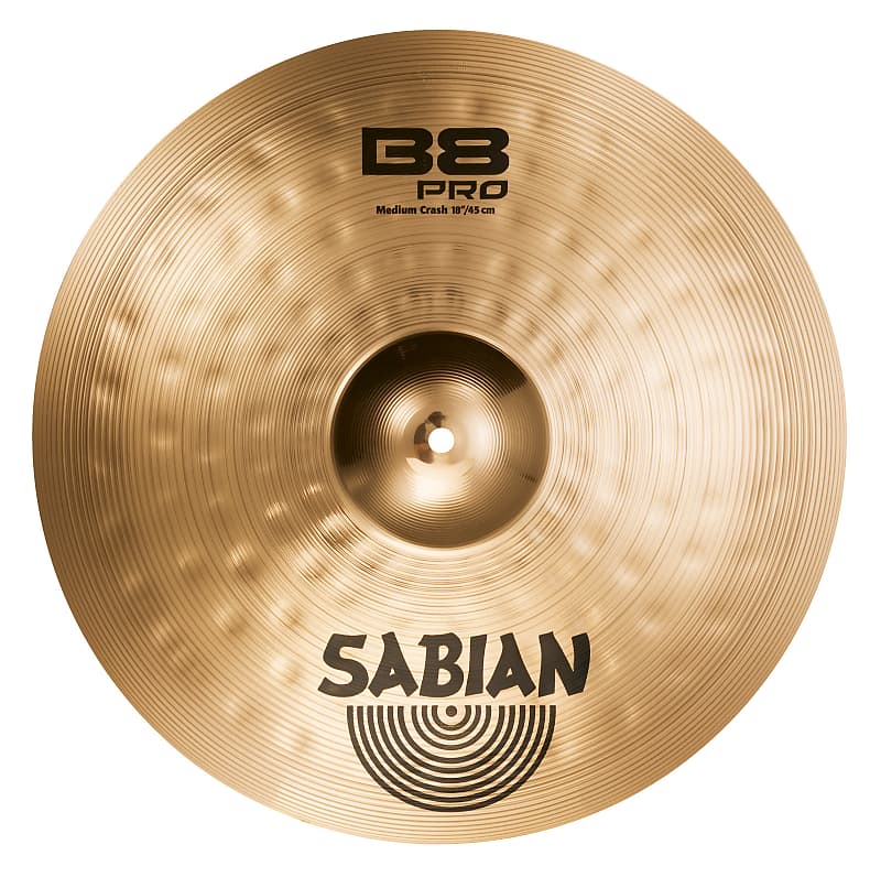 Sabian 18" B8 Pro Medium Crash Cymbal image 1