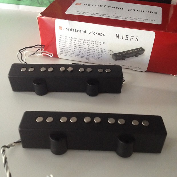 Nordstrand NJ5FS 5 String Jazz Bass Pickups Hum Cancelling Split Coil