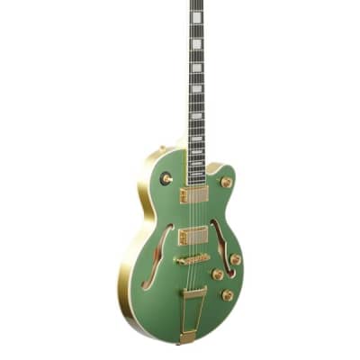 Epiphone Uptown Kat ES Electric Guitar Emerald Green Metallic image 8