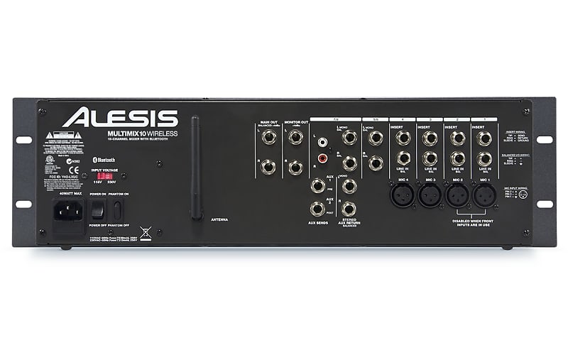 Alesis MultiMix 10 Wireless 10-Channel Rackmount Mixer with Bluetooth (Refurbished with warranty!) image 1