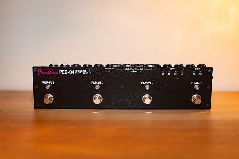 Providence PEC-04 Programmable 4-loop Effects Controller | Reverb