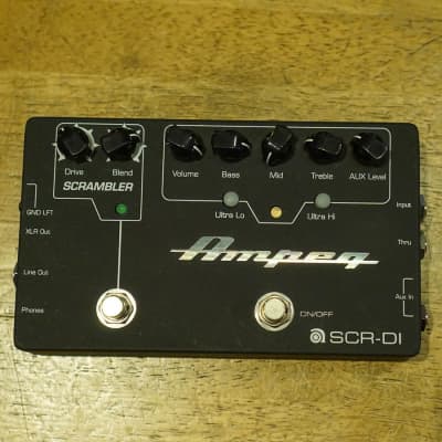 Ampeg SCR‑DI Bass DI Preamp with Scrambler Overdrive Pedal | Reverb