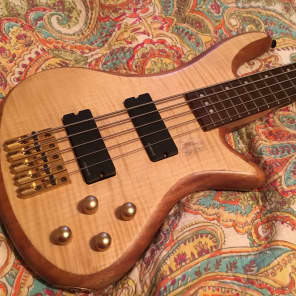 Schecter Custom 5 Electric Bass Guitar NICE image 2
