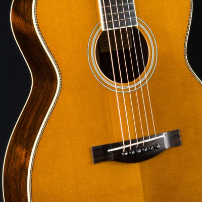 Santa Cruz 1934 OM Brazilian Rosewood and Adirondack Spruce with Wide Nut and Torch Inlay NEW imagen 6