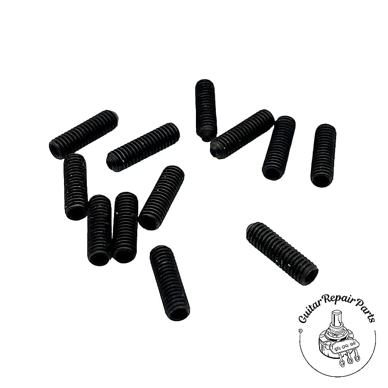 Guitar Bridge Height Adjust Screws Metric Hex M3 x 10mm (12 Reverb