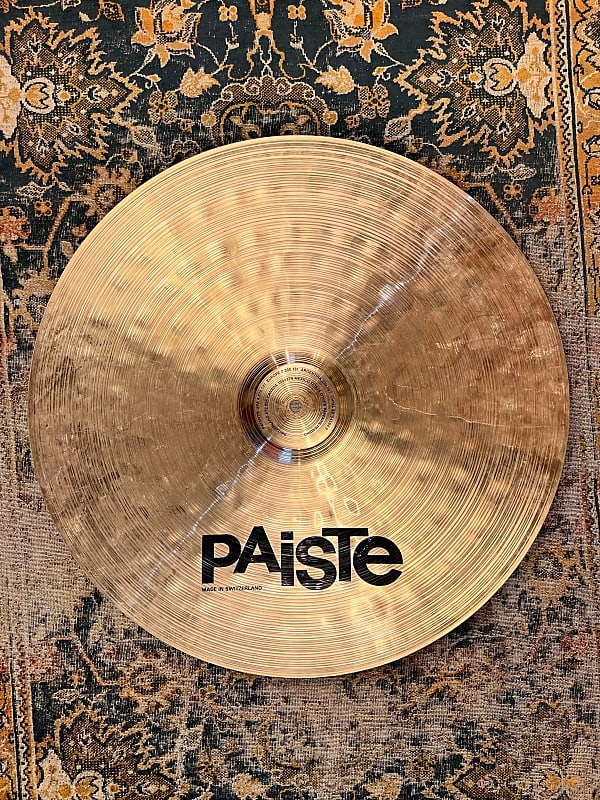 ULTRA RARE PAISTE Sound Formula SILK CRASH RIDE 20” 2114 g
