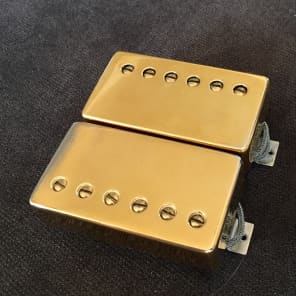 Gibson 490r & 498t Gold Cover Pickup Set from Les Paul