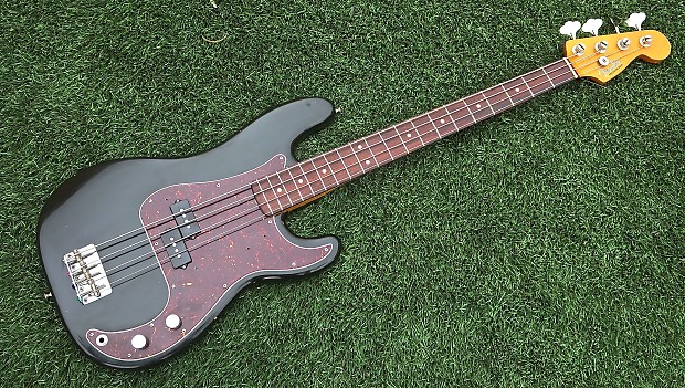 1988 Fender  Precision Bass American 62 Reissue  Black image 1