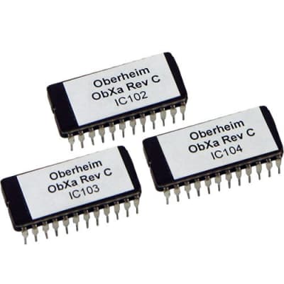 Oberheim OB-XA Rev C firmware OS Eprom set OBXA Rom