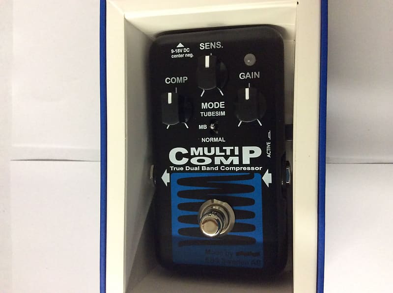 EBS MultiComp Blue Label Bass Compressor Pedal | Reverb Portugal