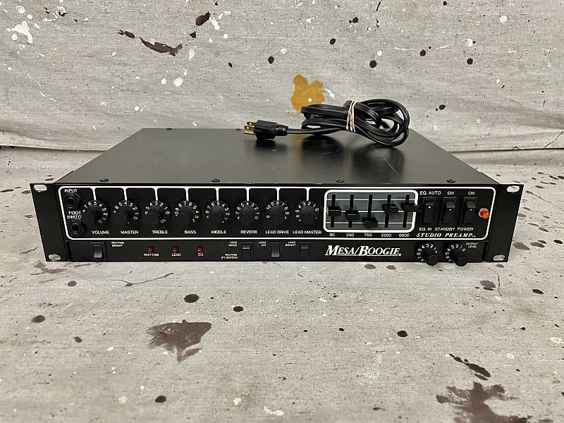 Used Mesa Boogie Studio Preamp Rack Mount Circa 1988 Pre Amp | Reverb