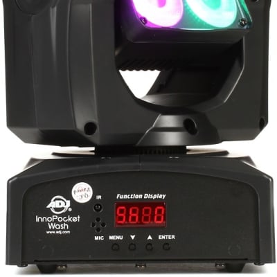 (8) ADJ Products Inno Pocket Wash Mini Moving Head . W/  Chauvet Xpress 512 and 8 DMX Cables. image 5