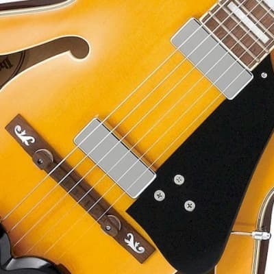 Ibanez George Benson Signature GB10EM Hollowbody Electric Guitar - Antique Amber image 4