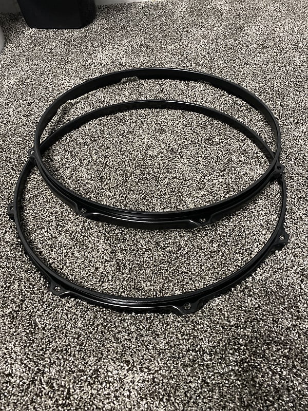 16” 8 Lug Black Floor Tom Rims Accepting Offers Reverb