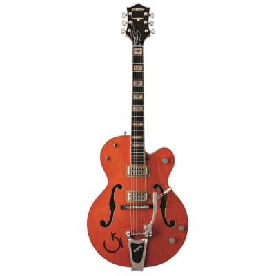 Gretsch G6120RHH Reverend Horton Heat Signature Hollow Body with Bigsby 6-String Right-Handed Electric Guitar (Orange Stain Lacquer) image 1