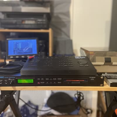 Roland S-330 with RC-100, MU-1, mini monitor and floppies image 1