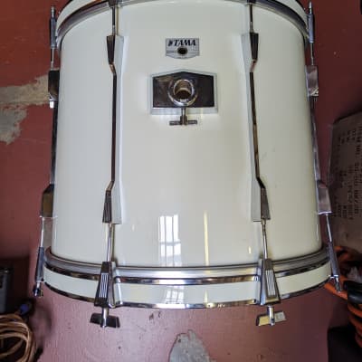 Closet Find! Rare 1990s Tama Made In Japan Rockstar-DX 18 x 22" White Wrap Bass Drum - Looks Fantastic - Sounds Great! image 2
