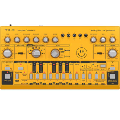Behringer TD-3 (Acid Yellow) - Analog Synthesizer
