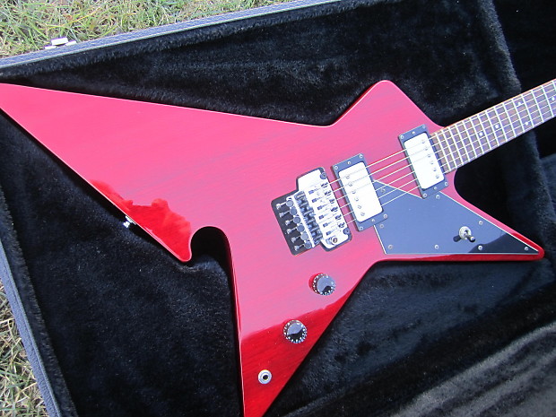 Washburn Dime Dimebag Culprit Cherry Explorer guitar
