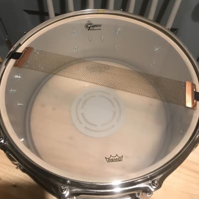 Gretsch Renown 5.5x14” snare drum 10-lug Vintage Pearl image 6