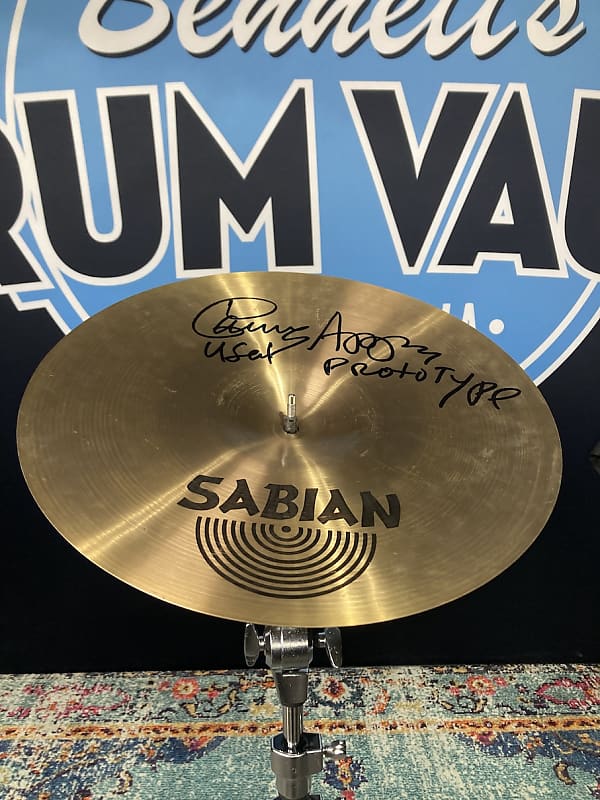 Sabian Carmine Appice's 16" Prototype Signature Crash Cymbal A (#10) image 1