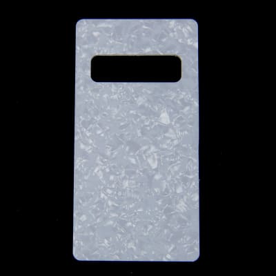 Replacement Tremolo Back Plate for G&L Legacy Special Style Guitar, 4ply White Pearloid for sale