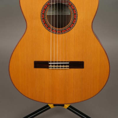 Perez 635 Ziricote Solid Red Cedar Top Mahogany Nylon Classical Guitar image 3