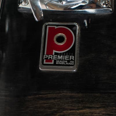 1980s Premier "Black Shadow" Resonator Drum Kit image 14