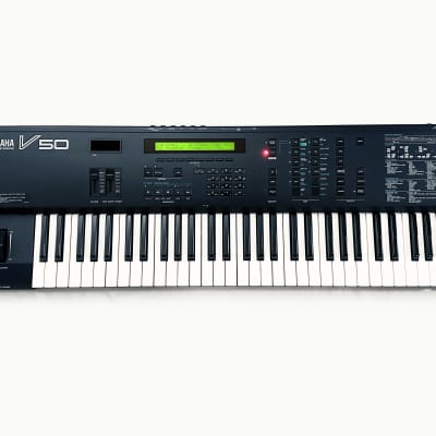 YAMAHA V50 Vintage FM Synthesizer Made in JAPAN - 1988 SERVICED. Works Great. Sounds Perfect !...