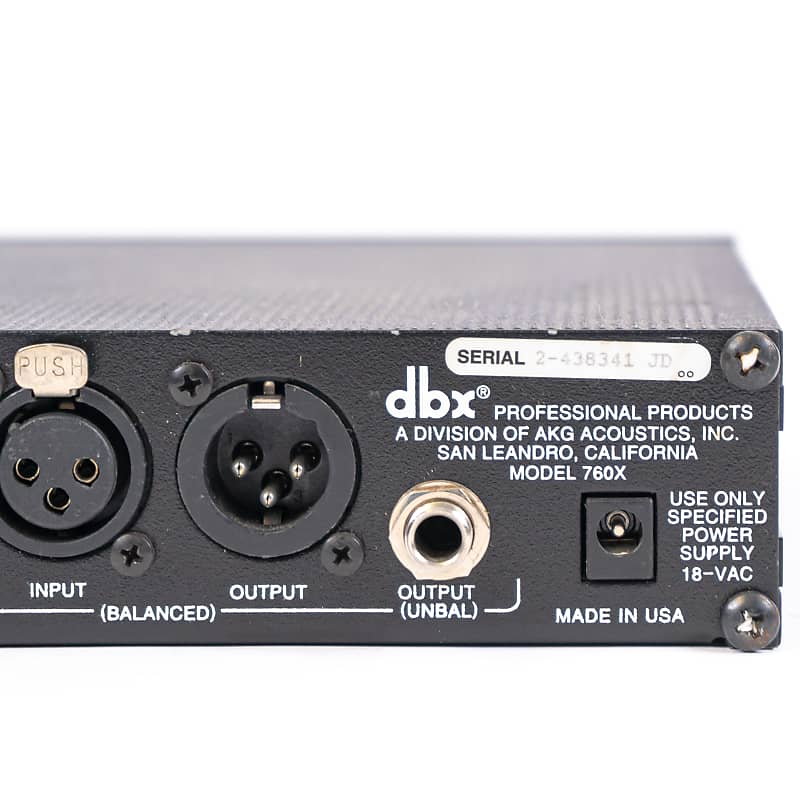 dbx 760x 2ch マイクプリアンプ（ヴィンテージ）-