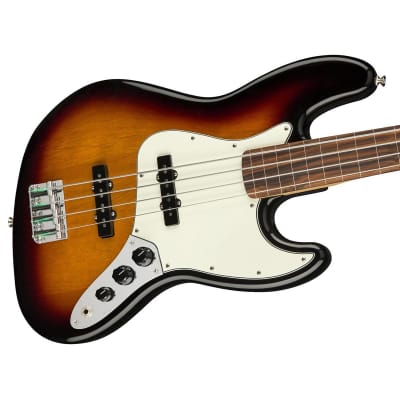 Fender Player Jazz Bass Fretless Bass Guitar (3-Color Sunburst) image 4
