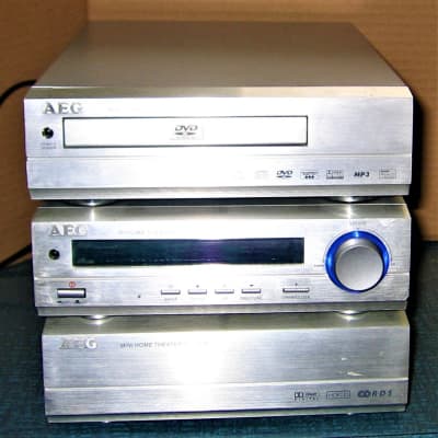 HiFi-Stereo Anlage AEG DVD-4606 (made by Sony) 3 Geräte=1Preis * kompakte * Abhol./ Versand image 2