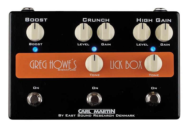 Carl Martin Greg Howe's Lick Box Distortion Guitar Effects Pedal 438838 852940000820 image 1