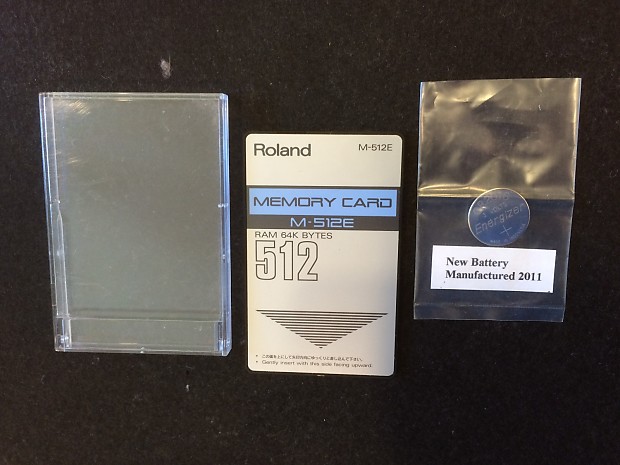 Roland M-512E RAM Memory Card
