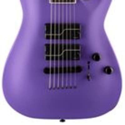 ESP LTD Stephen Carpenter SC-607 Baritone Guitar with Case Purple Satin for sale