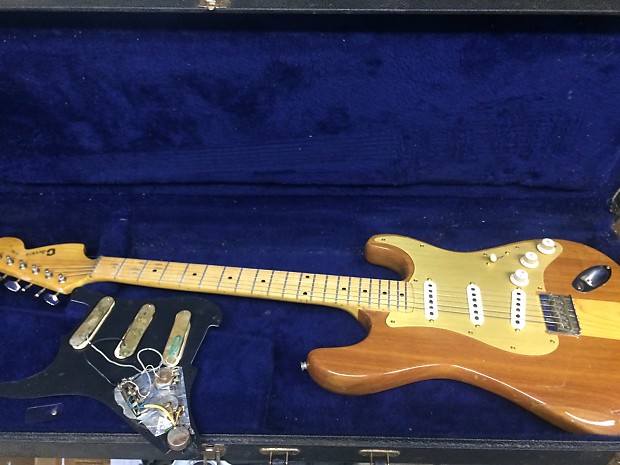 Cort C Series Hard Tail Stratocaster 1970's Natural Neck Through image 1