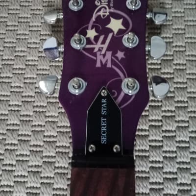 Genuine Washburn By Disney Hannah Montana 3/4 Electric Guitar purple image 5