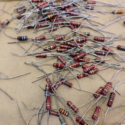 Vintage Resistors Mixed values 775 items image 8