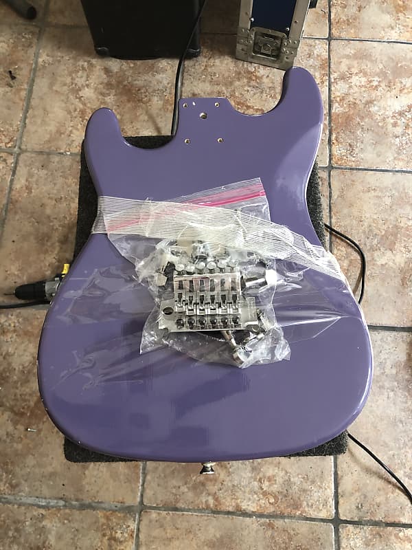 BEAUTIFUL PURPLE ELECTRIC STRATOCASTER BODY Reverb