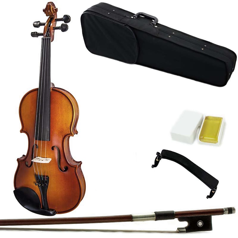 Sky Music Student 15" Viola with Case Brazilwood Bow, Shoulder Rest and Rosin image 1
