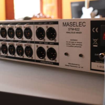 配信機器・PA機器・レコーディング機器 Maselec STM-822 Analogue Mixer Maselec STM-822 Analogue Mixer 2018 - Black | Reverb