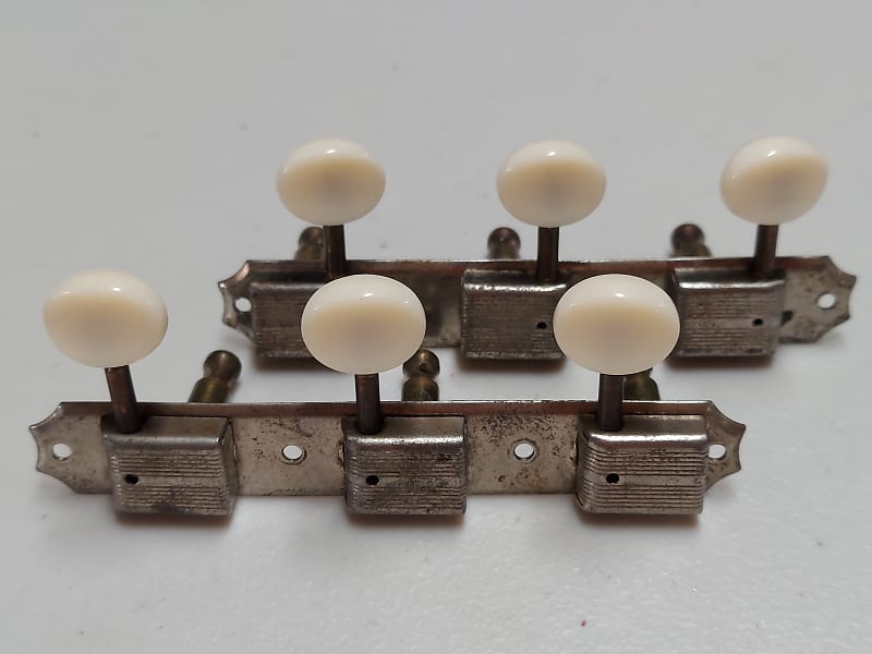 1940s 50s Kluson Deluxe No Line Strip Tuners For Pre55 Les Reverb